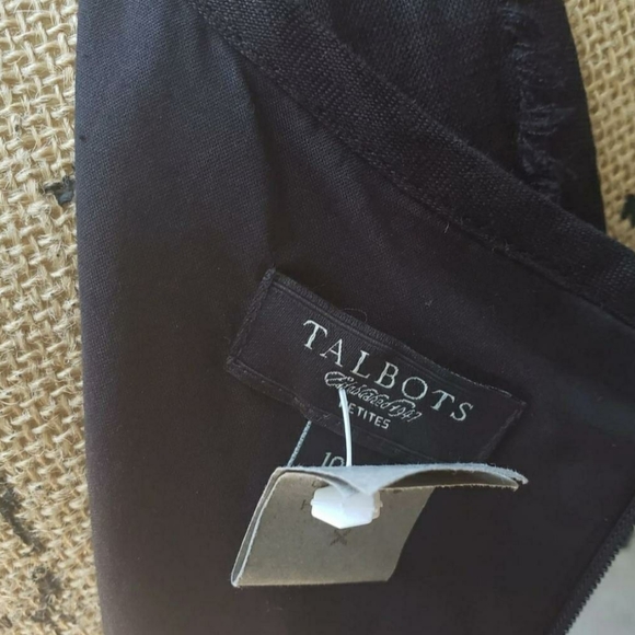 Talbots Black Linen Dress - Picture 4 of 10